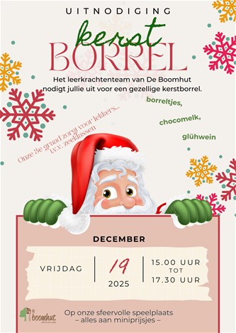 Kerstborrel in De boomhut