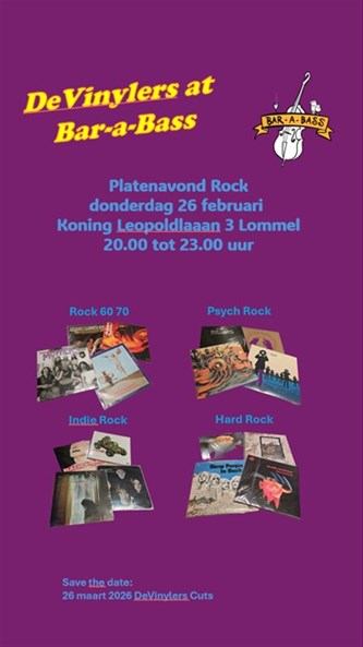 Vinylavond Rock Bar-a-Bass