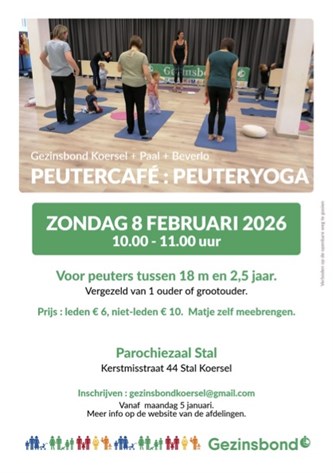 Peutercafé : peuteryoga