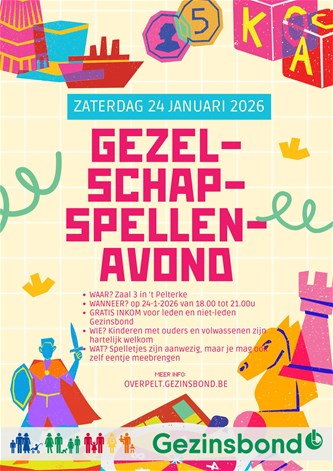 Gezelschapspellenavond