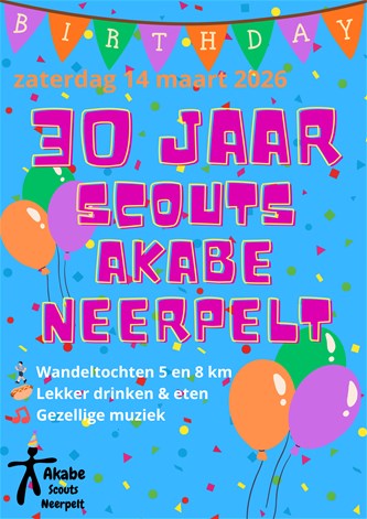 30-jarig bestaan Scouts Akabe Neerpelt