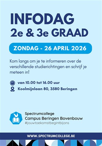Infodag Spectrumcollege 2e-3e graad