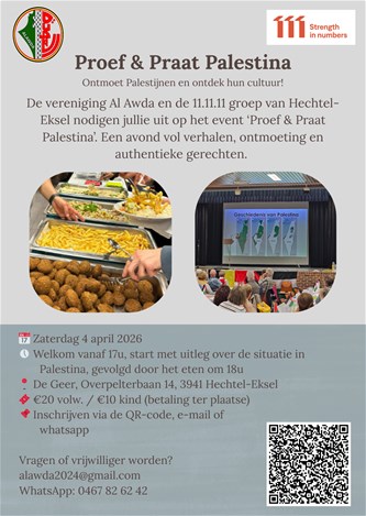 Proef en Praat Palestina