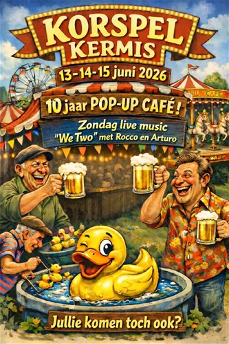 pop-up kermiscafe korspel