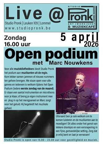 Open Podium @Studio Pronk