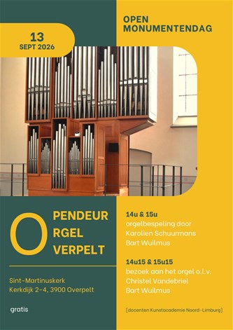 Opendeur bij Orgel Overpelt