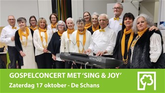 Gospelconcert met 'Sing & Joy'