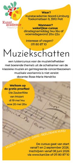 Proefles Muziekschatten KANL