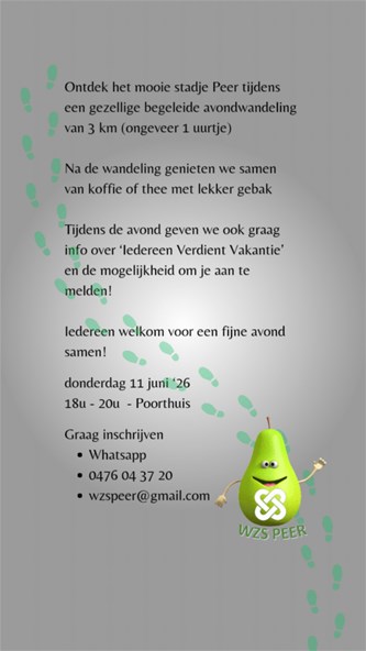 Avondwandeling WZS Peer