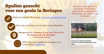 Doneren voor gezin Beringen