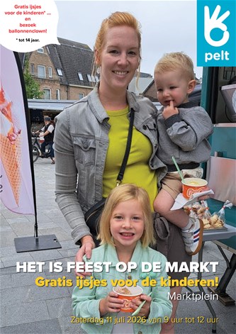 Feest op de zaterdagmarkt
