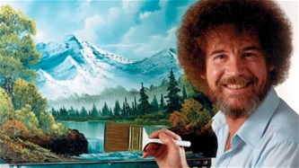 Schilderen in de stijl van Bob Ross