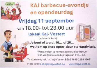 KAJ-Vostert BBQ-- en startactivteit