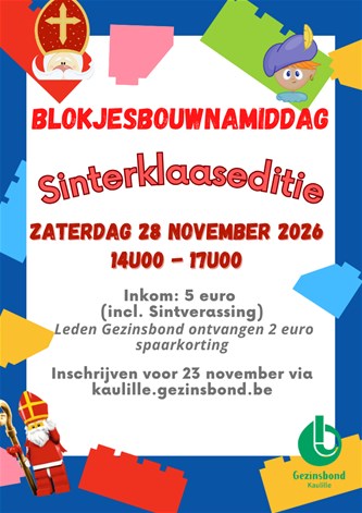 Blokjesbouwnamiddag