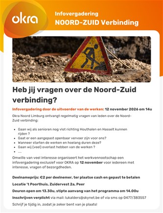 Infovergadering Noord-Zuid verbinding