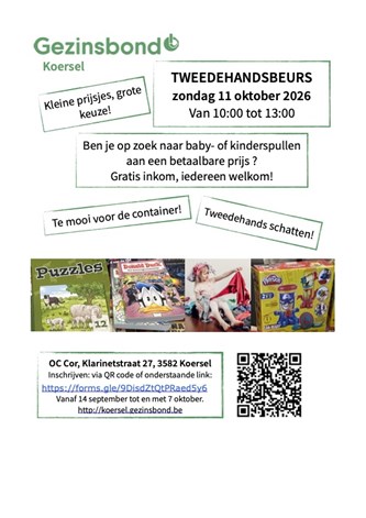 Tweedehandsbeurs Koersel