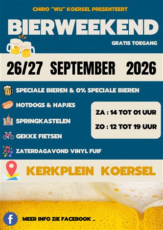 Bierweekend Chirojongens 