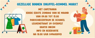 Gezellige snuffel-rommelmarkt