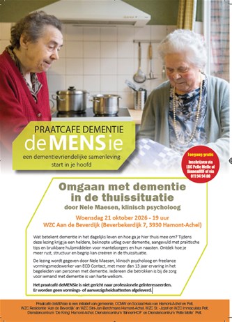 Praatcafé Dementie