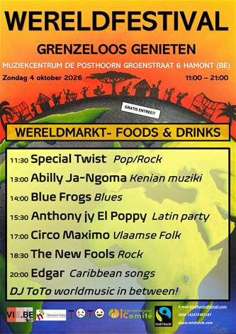 Wereldfestival Grenzeloos Genieten