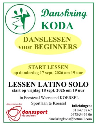 Start nieuw dansseizoen Danskring KODA