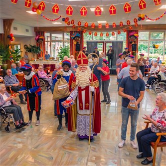 Sinterklaas in huis