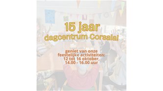 Feestweek 15 jaar dagcentrum Corsala