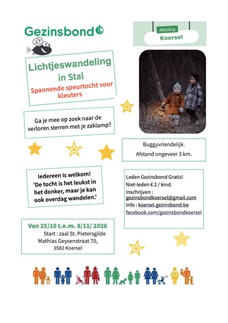 Lichtjeswandeling Stal