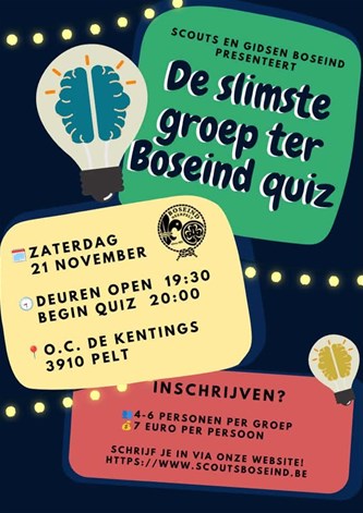 De Slimste Groep ter Boseind Quiz