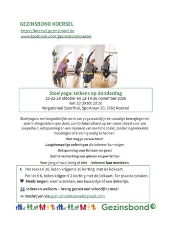 Stoelyoga Koersel