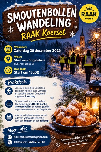 Smoutenbollenwandeling RAAK Koersel