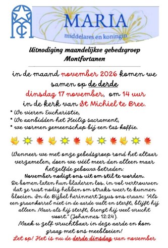 Maandelijkse ontmoeting mét zin.