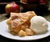 Warme appeltaart met ijs